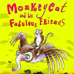 Monkey cat childrens book illustrator in Leeds